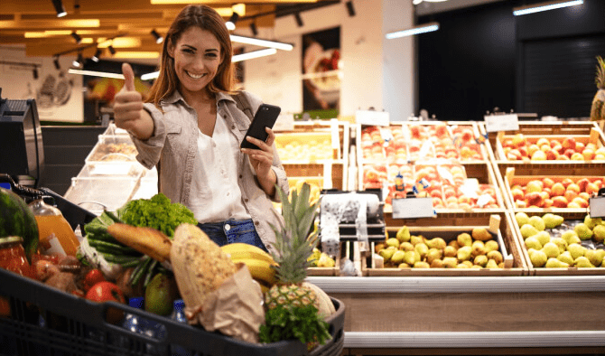 navigate to the closest grocery store
